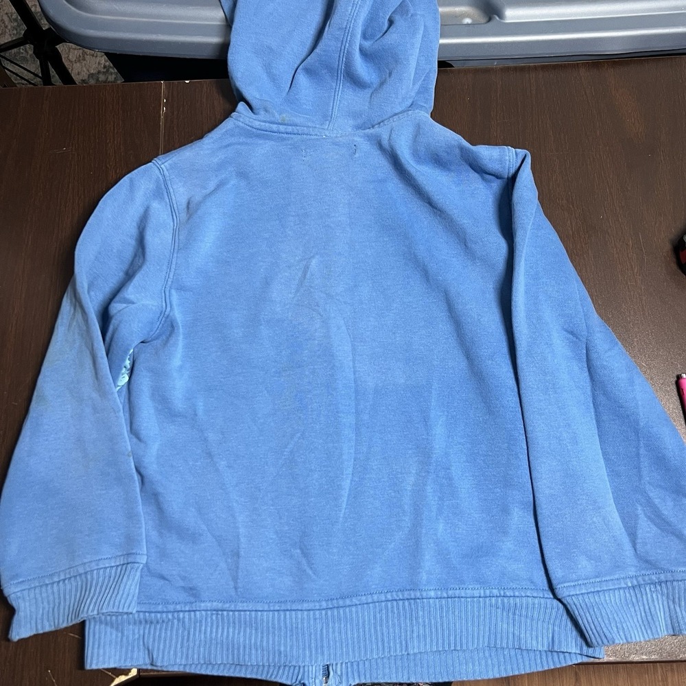 Y2K Hawk Boys Size XL 7X Blue Argyle Graphic Zip Up Hoodie Tony Hawk *READ - Picture 7 of 9